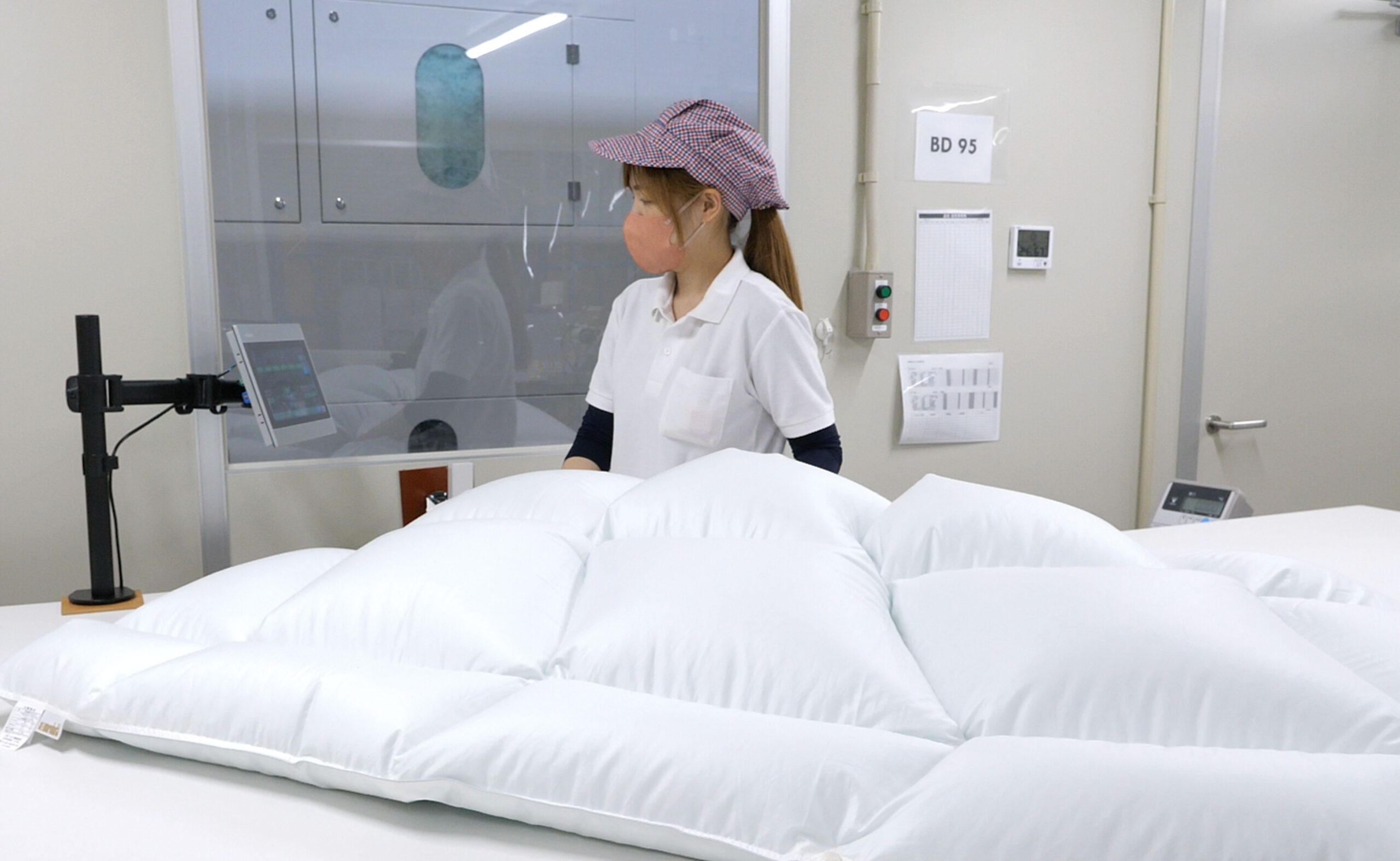 羽毛布団製造工程-07